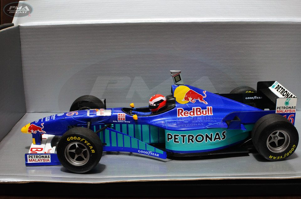 JOHNNY HERBERT 1997 SAUBER C16 1:18